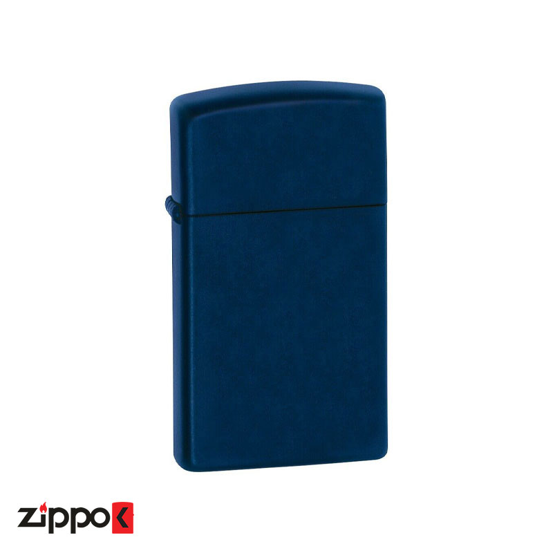 فندک زیپو Slim Navy Blue Matte کد 1639