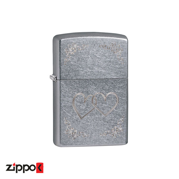 خرید فندک زیپو اصل Zippo Heart To Heart کد 24016