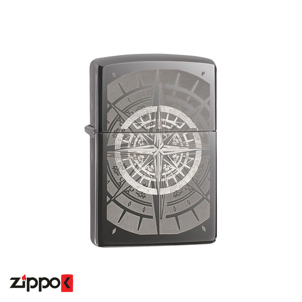 خرید فندک زیپو اصل Zippo Black Ice Compass کد 29232