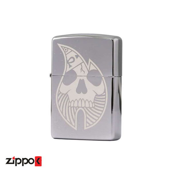 خرید فندک زیپو اصل Zippo Skull Flame کد 29697