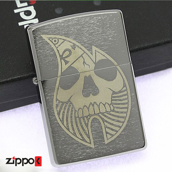 خرید فندک زیپو اصل Zippo Skull Flame کد 29697