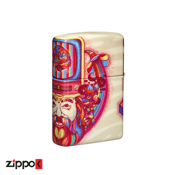 خرید فندک زیپو اصل Zippo Trippy Design کد 49435