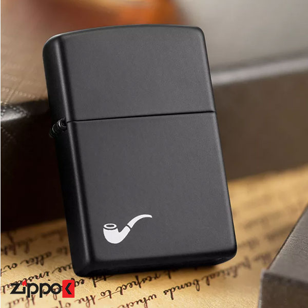 خرید فندک پیپ زیپو Zippo Pipe Black Matte کد 218PL