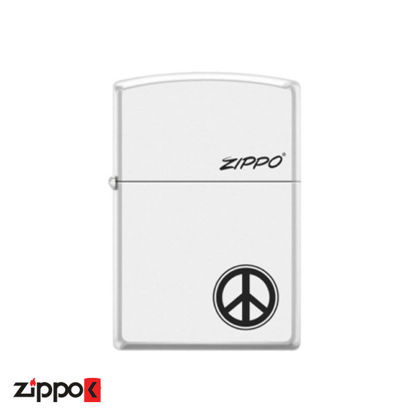 فندک زیپو اصل Zippo Peace Sign کد 214