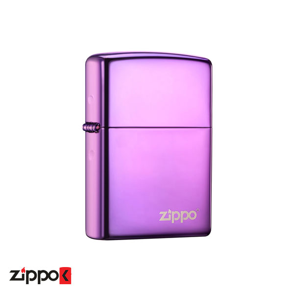 خرید فندک زیپو Zippo High Polish Purple Zippo Logo کد 24747ZL -زیپوک