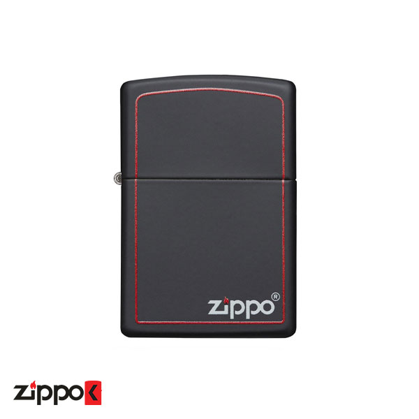 خرید فندک زیپو اصل Zippo Classic Black and Red کد 218zb - زیپوک