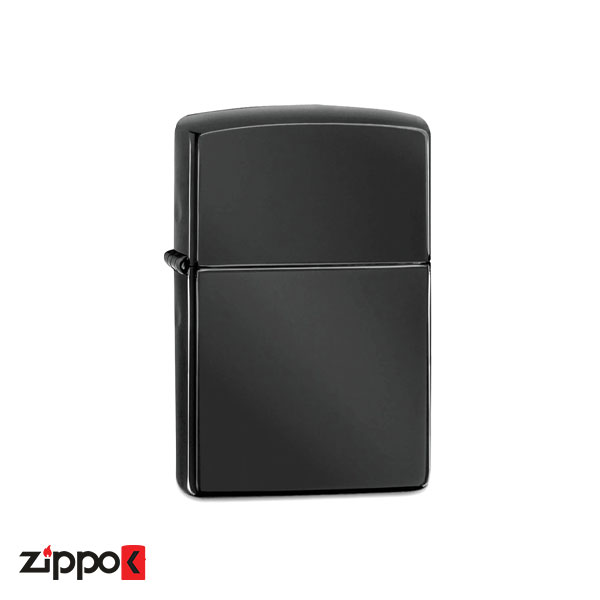 خرید و قیمت فندک زیپو اصل Zippo Classic High Polish Black کد 24756