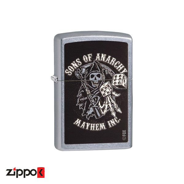 خرید فندک زیپو اصل Zippo Sons Of Anarchy Mayhem کد 29582