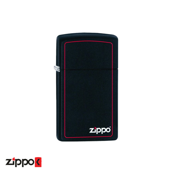 خرید فندک زیپو اصل Zippo Slim Black Matte کد 1618ZB