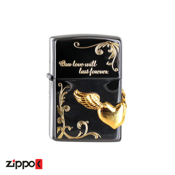 خرید فندک زیپو اصل Zippo Wing Heart کد ZA-2-40C