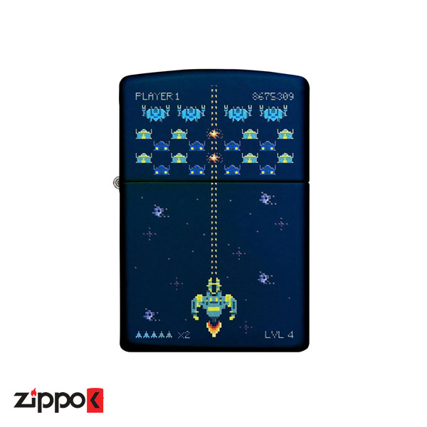 خرید فندک زیپو اصل Zippo Pixel Game Design کد 49114 - زیپوک