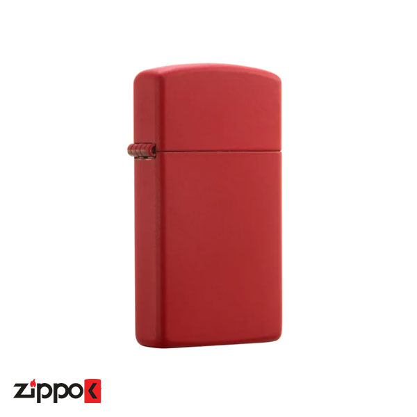 خرید فندک زیپو اصل Zippo Slim Red Matte کد 1633 - زیپوک