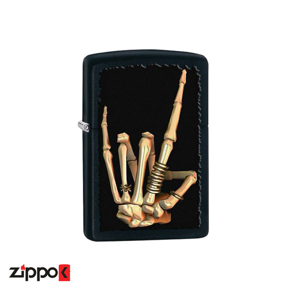 خرید فندک زیپو اصل Zippo Heavy Metal Salute کد 28438 - زیپوک