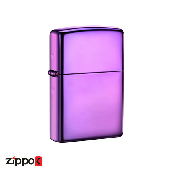 خرید فندک زیپو اصل Zippo Classic High Polish Purple کد 24747 -زیپوک