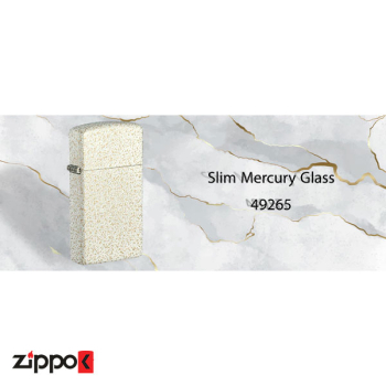 خرید فندک زیپو اصل Zippo Slim Mercury Glass کد 49265 - زیپوک