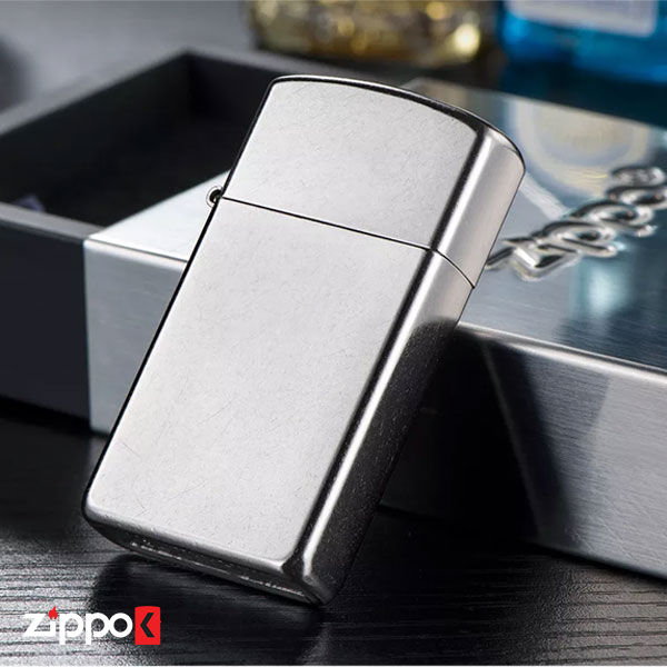 خرید فندک زیپو اصل Zippo Slim Street Chrome کد 1607 - زیپوک