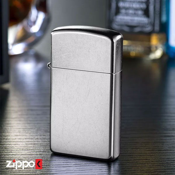 خرید فندک زیپو اصل Zippo Slim Street Chrome کد 1607 - زیپوک