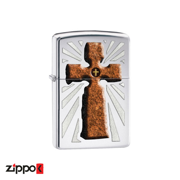 قیمت فندک زیپو اصل Zippo Cross 250 کد 28801 - زیپوک