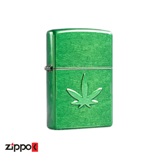 خرید فندک زیپو اصل Zippo LEAF BRASS PIP کد 29673 - زیپوک