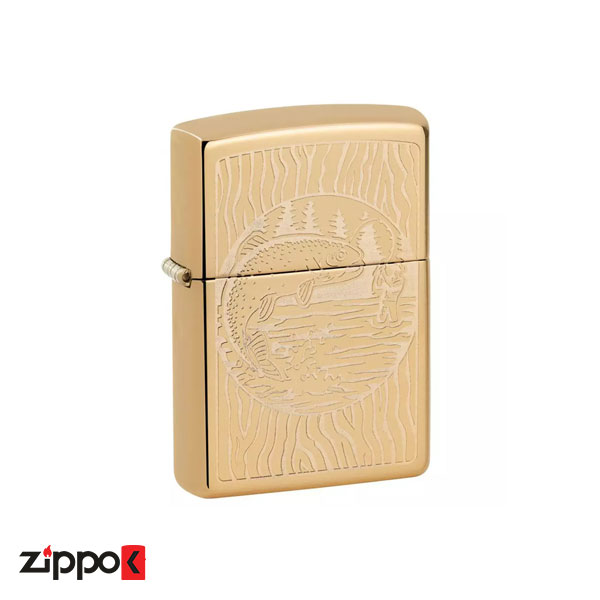 فندک زیپو اصل Zippo FISHERMAN 254B کد 49610