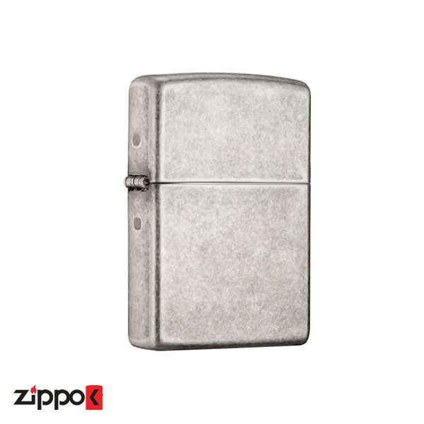 خرید فندک زیپو اصل مدل Zippo Classic Antique Silver کد 121FB - زیپوک