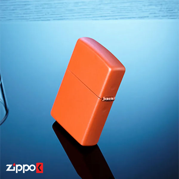 خرید و قیمت فندک زیپو اصل Regular Orange Matte کد 231