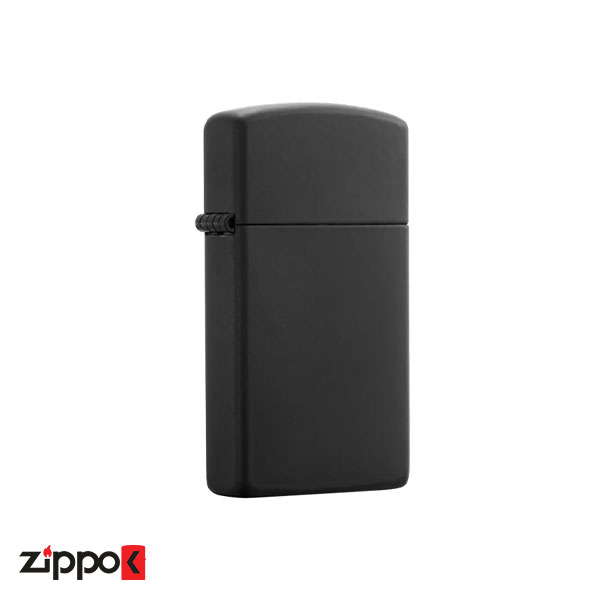 فندک زیپو اصل Zippo Slim Black Matte کد 1618