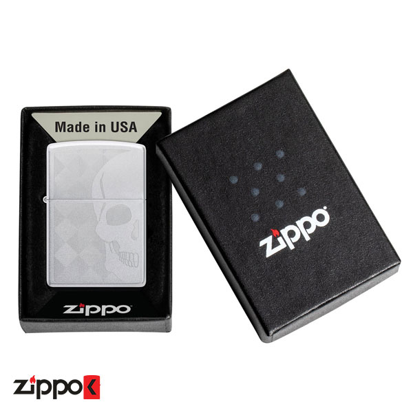 فندک زیپو اصل 48208 Zippo Skull Design