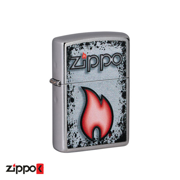 خرید و بهترین قیمت فندک زیپو اصل Zippo Flame Design کد 49576 از زیپوک