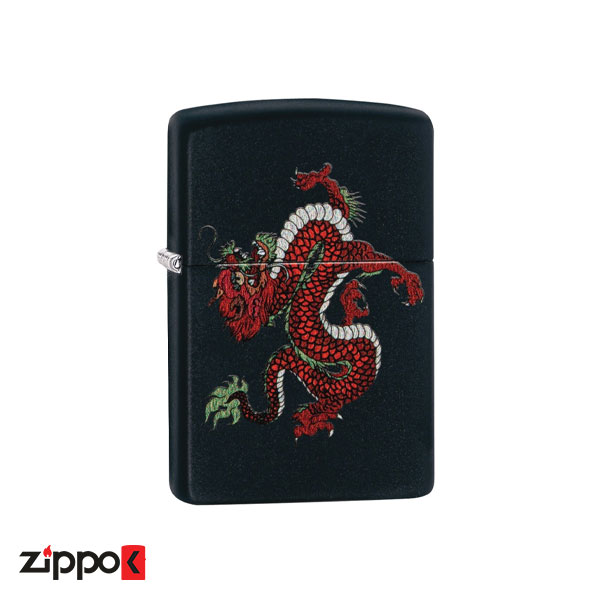 فندک زیپو اصل Zippo 218 Red Dragon Design CI412376