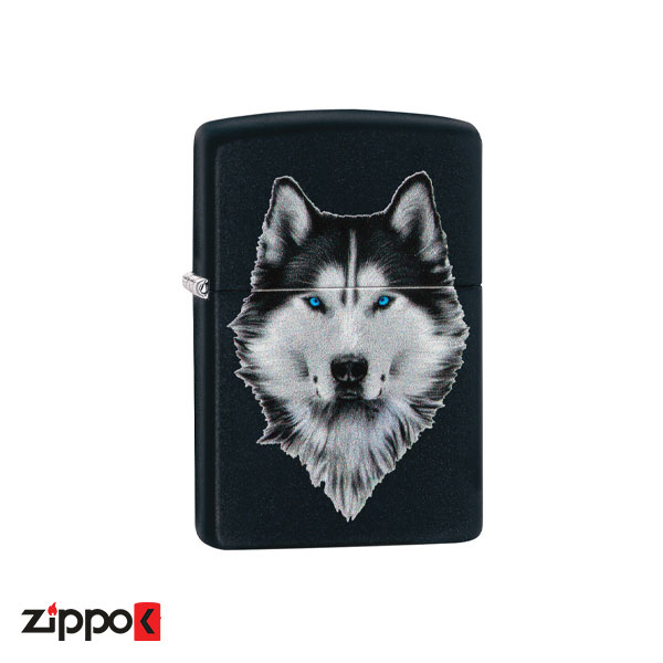 فندک زیپو اصل Zippo Siberian Husky Design 218