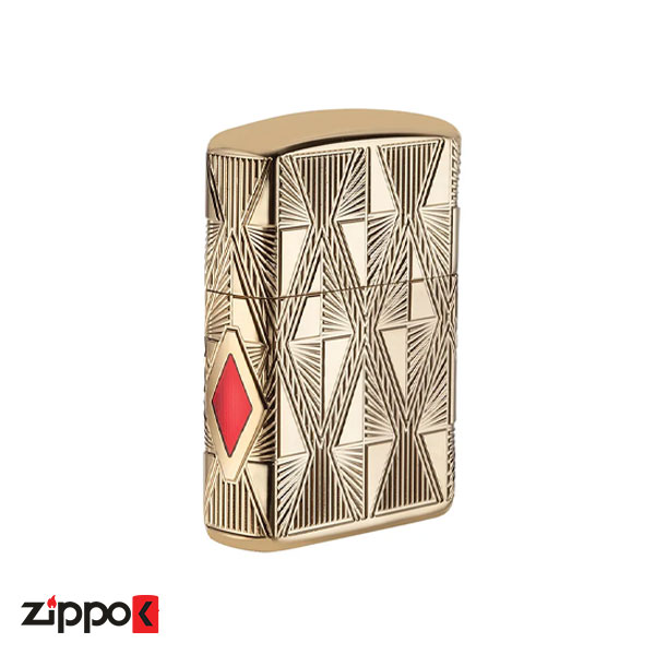 فندک زیپو اصل Zippo 29671 Luxury Diamond Design