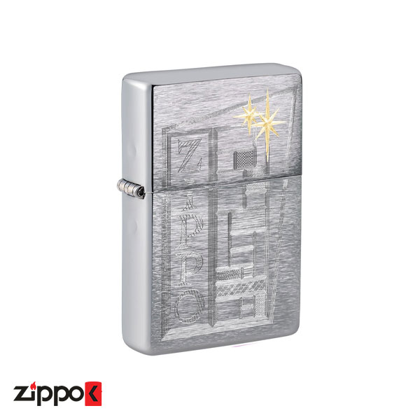 فندک زیپو اصل Zippo 230 Retro Zippo Design 49801