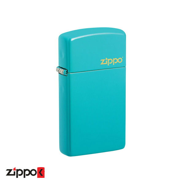 فندک زیپو اصل Zippo Slim Flat Turquoise 49529ZL