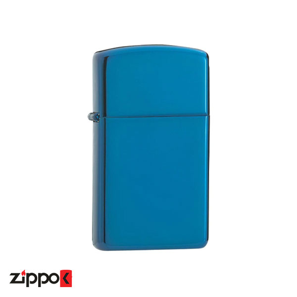 فندک زیپو اصل Zippo Slim High Polish Blue کد 20494