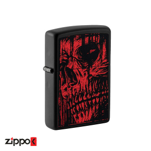 فندک زیپو اصل 49775 | Zippo Red Skull Design