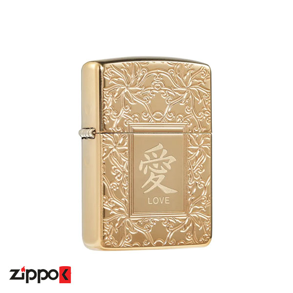 فندک زیپو اصل Zippo Chinese Love Symbol 49022