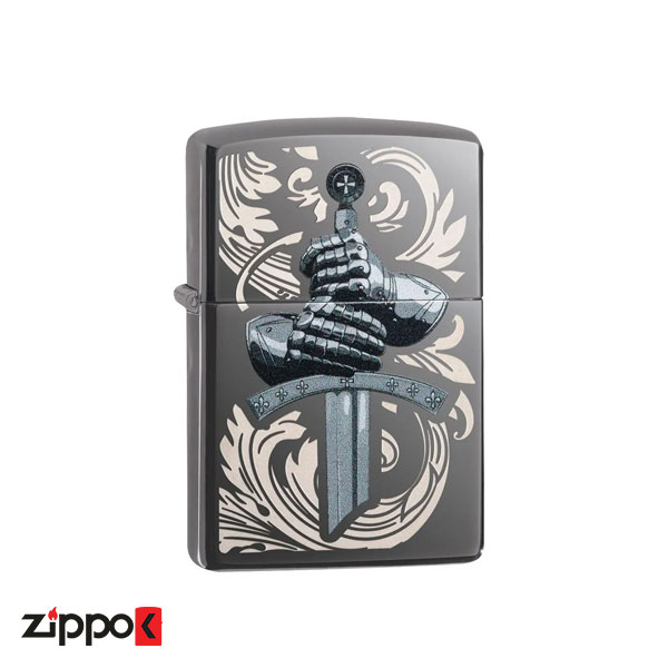 فندک زیپو اصل 49127 | Zippo Knights Glove Design