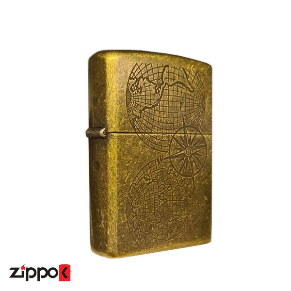 فدک زیپو اصل Zippo world maps 201fb