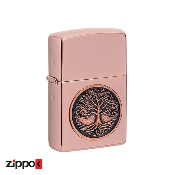 فندک زیپو اصل 49638 | Zippo Tree of Life Emblem