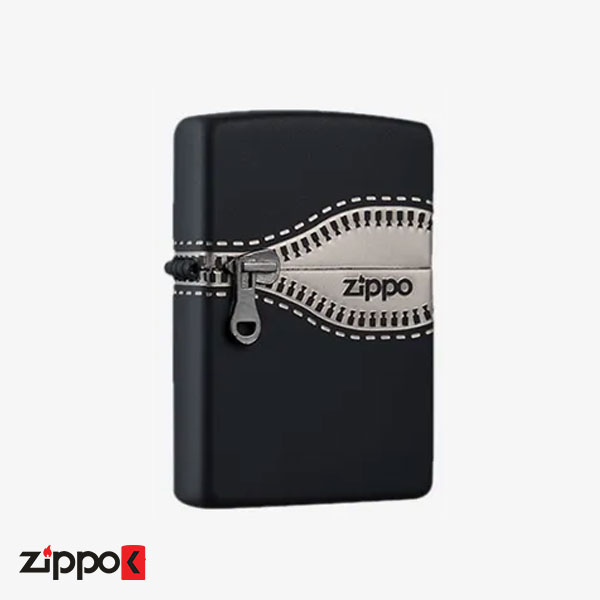 فندک زیپو کاستوم ژاپن Zippo Zipper Silver Plated ZBT-2-14