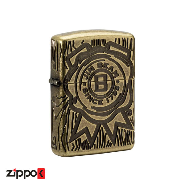 فندک زیپو اصل 49284 | Zippo Armor Jim Beam