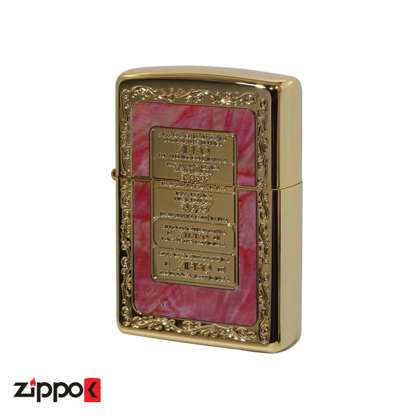 فندک زیپو صدفی کاستوم | Zippo Bottom Shell BM 222BG