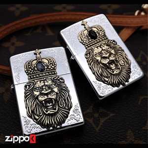 فندک زیپو کاستوم ژاپن | Zippo MONARCH Royal lion