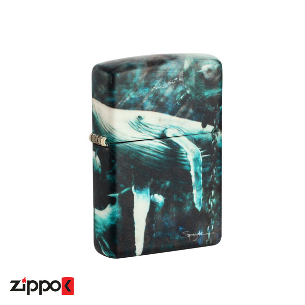 فندک زیپو اصل 48627 | Zippo Spazuk Whale Design