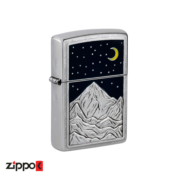 فندک زیپو اصل 48632 | Zippo Mountains Emblem Design