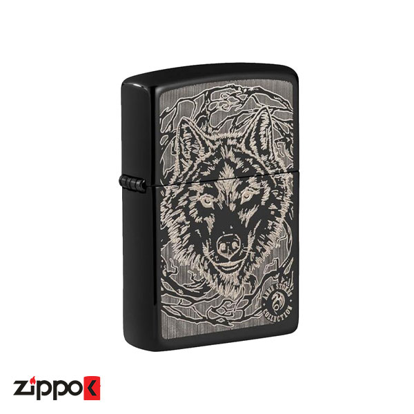 فندک زیپو اصل 49443 | Zippo Anne Stokes Wolf Collection