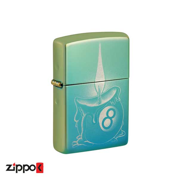 فندک زیپو اصل 48615 | Zippo Eight Ball Tattoo Design