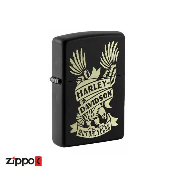 فندک زیپو اصل 49826 | Zippo Harley Davidson Eagle