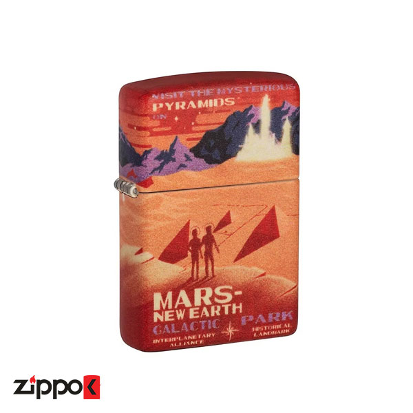 فندک زیپو اصل 49634 | Zippo MARS Design Lighter